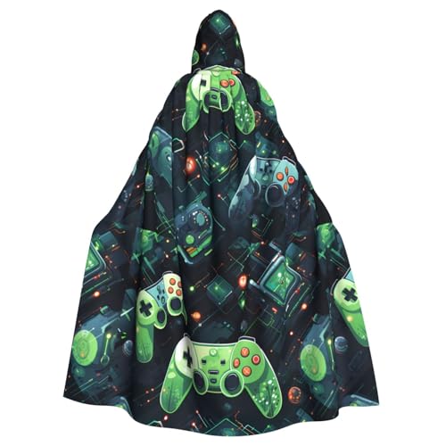 DLXW Renaissance-Umhang mit Kapuze für Erwachsene, Polyester, viktorianische Capelle, mittelalterliches Hobbit, Halloween-Kostüm, Gamepad, Schaltung Version DLXW Renaissance-Umhang mit Kapuze für Erwachsene, Polyester, viktorianische Capelle, mittelalterliches Hobbit, Halloween-Kostüm, Gamepad, Schaltung Version von DLXW