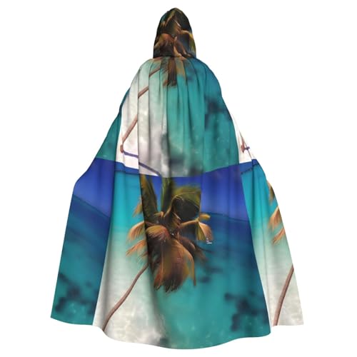 DLXW Renaissance-Umhang mit Kapuze für Erwachsene, Polyester, viktorianische Capelle, mittelalterliches Hobbit, Halloween-Kostüm, Karibikinseln DLXW Renaissance-Umhang mit Kapuze für Erwachsene, Polyester, viktorianische Capelle, mittelalterliches Hobbit, Halloween-Kostüm, Karibikinseln von DLXW