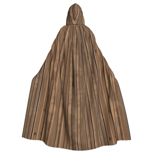 DLXW Renaissance-Umhang mit Kapuze für Erwachsene, Polyester, viktorianische Capelle, mittelalterliches Hobbit, Halloween-Kostüm, Massivholzmuster DLXW Renaissance-Umhang mit Kapuze für Erwachsene, Polyester, viktorianische Capelle, mittelalterliches Hobbit, Halloween-Kostüm, Massivholzmuster von DLXW