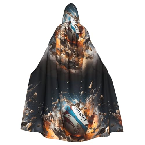 DLXW Renaissance-Umhang mit Kapuze für Erwachsene, Polyester, viktorianische Capelle, mittelalterliches Hobbit, Halloween-Kostüm, Rugby auf Feuer DLXW Renaissance-Umhang mit Kapuze für Erwachsene, Polyester, viktorianische Capelle, mittelalterliches Hobbit, Halloween-Kostüm, Rugby auf Feuer von DLXW