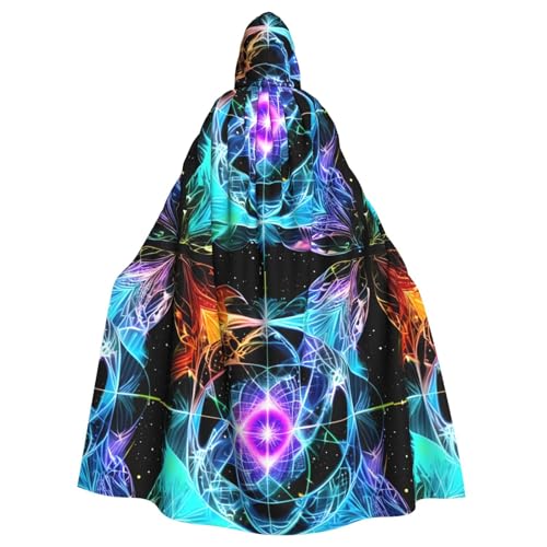 DLXW Renaissance-Umhang mit Kapuze für Erwachsene, Polyester, viktorianische Capelle, mittelalterliches Hobbit, Halloween-Kostüm, achtdimensionaler Raum DLXW Renaissance-Umhang mit Kapuze für Erwachsene, Polyester, viktorianische Capelle, mittelalterliches Hobbit, Halloween-Kostüm, achtdimensionaler Raum von DLXW