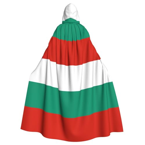 DLXW Renaissance-Umhang mit Kapuze für Erwachsene, Polyester, viktorianische Capelle, mittelalterliches Hobbit, Halloween-Kostüm, bulgarische Flagge DLXW Renaissance-Umhang mit Kapuze für Erwachsene, Polyester, viktorianische Capelle, mittelalterliches Hobbit, Halloween-Kostüm, bulgarische Flagge von DLXW