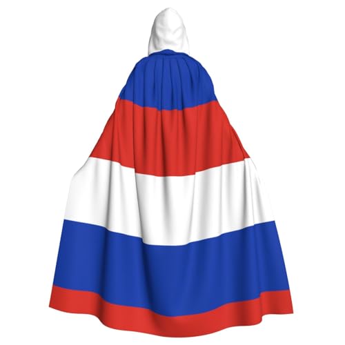 DLXW Renaissance-Umhang mit Kapuze für Erwachsene, Polyester, viktorianische Capelle, mittelalterliches Hobbit, Halloween-Kostüm, russische Flagge DLXW Renaissance-Umhang mit Kapuze für Erwachsene, Polyester, viktorianische Capelle, mittelalterliches Hobbit, Halloween-Kostüm, russische Flagge von DLXW