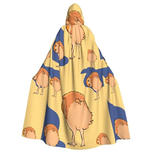 DLXW Renaissance-Umhang mit Kapuze für Erwachsene, Polyester, viktorianische Capelle, mittelalterliches Hobbit, Halloween-Kostüm, schiefe Eule DLXW Renaissance-Umhang mit Kapuze für Erwachsene, Polyester, viktorianische Capelle, mittelalterliches Hobbit, Halloween-Kostüm, schiefe Eule von DLXW
