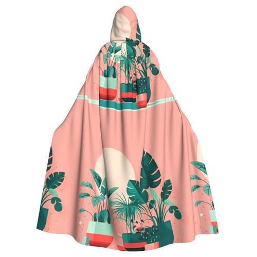 DLXW Renaissance-Umhang mit Kapuze für Erwachsene, Polyester, viktorianische Capelle, mittelalterliches Hobbit, Halloween-Kostüm, schöne Topfpflanzen DLXW Renaissance-Umhang mit Kapuze für Erwachsene, Polyester, viktorianische Capelle, mittelalterliches Hobbit, Halloween-Kostüm, schöne Topfpflanzen von DLXW