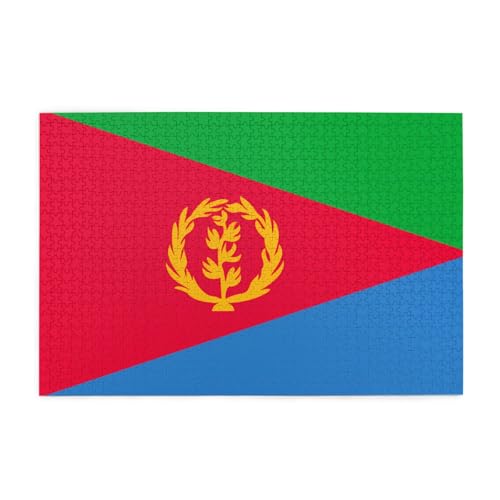 Eritreische Flagge Erwachsene Holzpuzzle 1000 Teile für das perfekte visuelle Fest! 1000 Teile Eritreische Flagge Erwachsene Holzpuzzle 1000 Teile für das perfekte visuelle Fest! 1000 Teile von DLXW