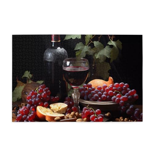 Früchte und Weine Erwachsene Holzpuzzle 1000 Teile für das perfekte visuelle Fest! 1000 Teile Früchte und Weine Erwachsene Holzpuzzle 1000 Teile für das perfekte visuelle Fest! 1000 Teile von DLXW