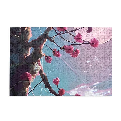 Kleine rosa Blumen Erwachsene Holzpuzzle 1000 Teile für das perfekte visuelle Fest! 1000 Teile Kleine rosa Blumen Erwachsene Holzpuzzle 1000 Teile für das perfekte visuelle Fest! 1000 Teile von DLXW