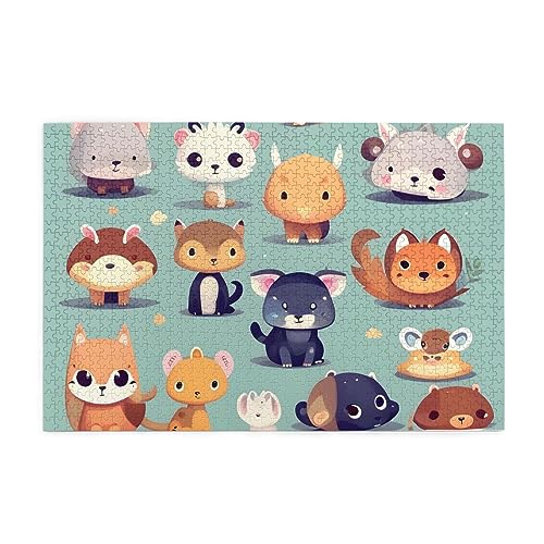 Niedliche kleine Tiere Erwachsene Holzpuzzle 1000 Teile für das perfekte visuelle Fest! 1000 Teile Niedliche kleine Tiere Erwachsene Holzpuzzle 1000 Teile für das perfekte visuelle Fest! 1000 Teile von DLXW