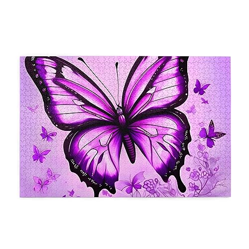 Purple Butterfly Erwachsene Holzpuzzle 1000 Teile für das perfekte visuelle Fest! 1000 Teile Purple Butterfly Erwachsene Holzpuzzle 1000 Teile für das perfekte visuelle Fest! 1000 Teile von DLXW