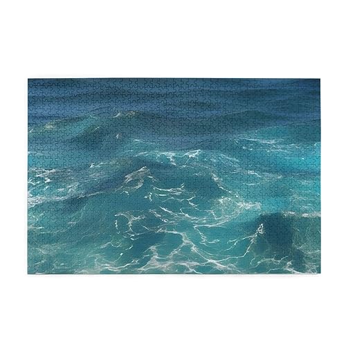 The deep ocean Adult Wooden Jigsaw Puzzle 1000 Pieces for The Perfect Visual Feast! 1000pcs von DLXW