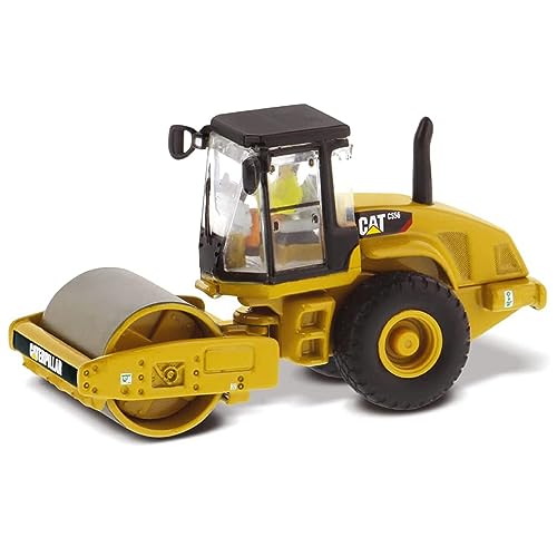 Diecast Masters 85246 - Caterpillar Roller mit Glattmantelbandage CS56, Maßstab 1:87, ca. 6,6 x 2,5 x 3,8 cm, ab 14 Jahren von Diecast Masters