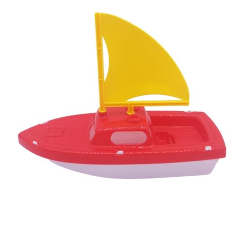 Schwimmendes Spielzeugboot, schwimmende Spielzeugboote aus ABS-Material, langlebiges Badewannenspielzeug, verbesserte Aktivität für Kinder, Segelboot, wiederverwendbares Bootsspielzeug für Babys von DMAIS