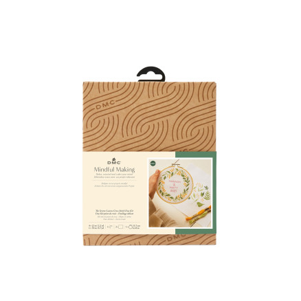 DMC Mindful Making Stickerei Kit Kreuzstich Grünes Laub von DMC