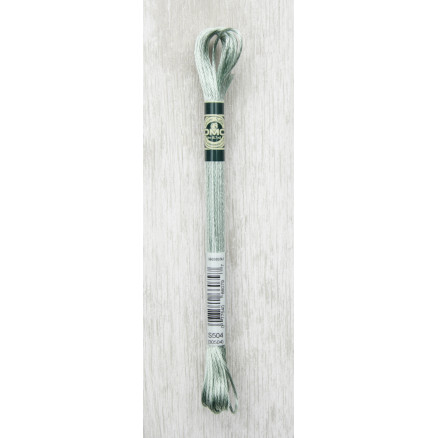 DMC Mouliné Satin Floss Stickgarn 504 Hellgrau Grün von DMC