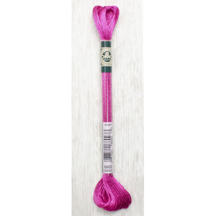 DMC Mouliné Satin Floss Stickgarn 602 Rosa von DMC