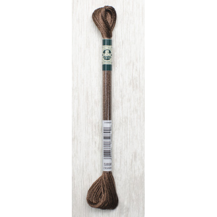 DMC Mouliné Satin Floss Stickgarn 898 Braun von DMC
