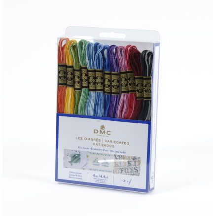 DMC Mouliné-Stickgarn Packung 12 Farben "Multi Color" DMC Mouliné-Stickgarn Packung 12 Farben "Multi Color" von DMC