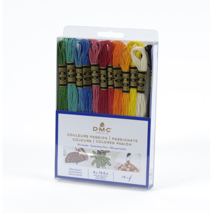 DMC Mouliné-Stickgarn Packung 12 Farben von DMC