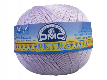 DMC Petra Nr. 5 Häkelgarn Unicolor 5211 Hell Flieder von DMC