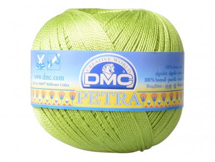DMC Petra Nr. 5 Häkelgarn Unicolor 5907 Apfelgrün von DMC