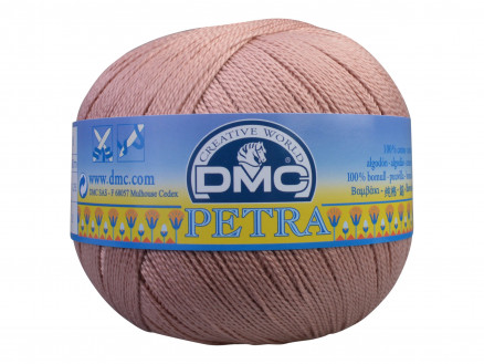 DMC Petra Nr. 5 Häkelgarn Unicolor 5224 Rosa von DMC