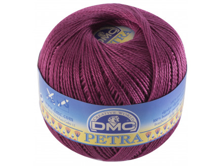 DMC Petra Nr. 5 Häkelgarn Unicolor 53803 Pflaume von DMC