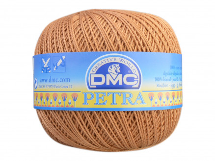 DMC Petra Nr. 5 Häkelgarn Unicolor 5436 Caramel von DMC
