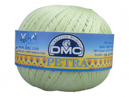 DMC Petra Nr. 8 Häkelgarn Unicolor 5772 Pistazie von DMC