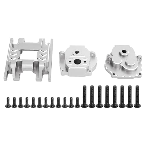 Aluminiumlegierung niedriger Rausch -RC -Getriebehülle für Traxxas 4M Getriebe Gehäuse Effiziente Stromübertragungssystem (Plata) von DMLENGOIN