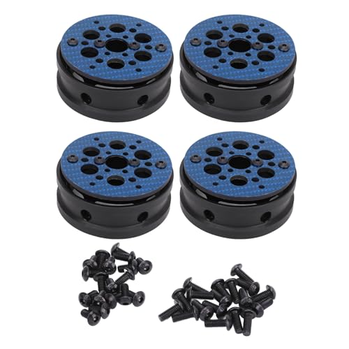 DMLENGOIN 1,9-Zoll RC Auto Rad Felgen Leichte Kohle Faser für Rock Crawling SCX10 RR10 (Blue) von DMLENGOIN