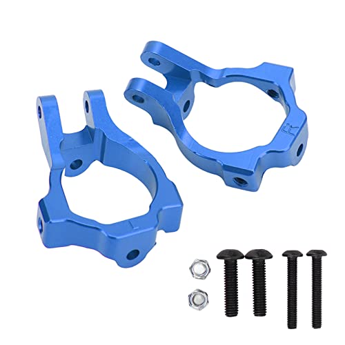 DMLENGOIN 2-teiliges Aluminium-C-Naben-Spindelträger-Set für LOSI Lasernut U4 Tenacity 1/10 Geländefahrzeuge (Blau) von DMLENGOIN
