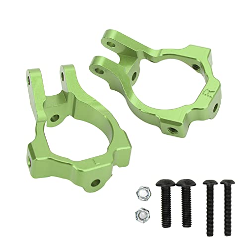 DMLENGOIN 2-teiliges Aluminium-C-Naben-Spindelträger-Set für LOSI Lasernut U4 Tenacity 1/10 Geländefahrzeuge (Grün) von DMLENGOIN