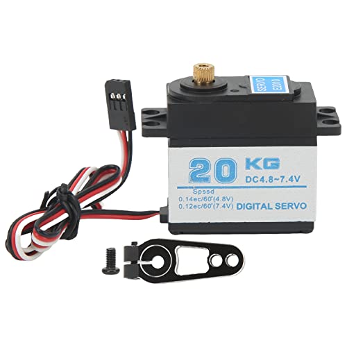DMLENGOIN 20 kg RC Servo High Torsion Digital Servo 1/10 1/8 RC Crawler Truck von DMLENGOIN