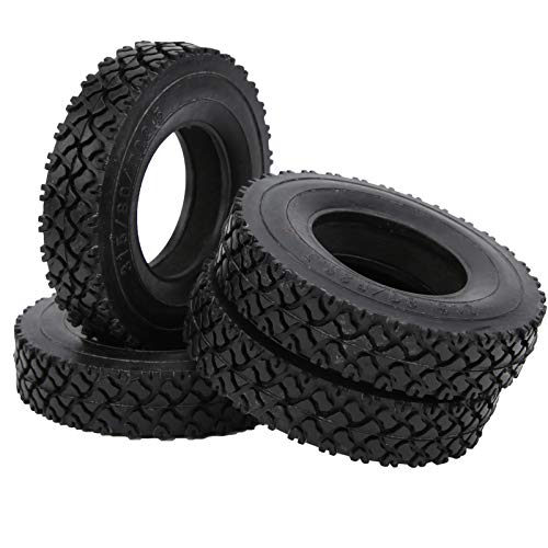 DMLENGOIN 20 mm Breite Schuhsohle Muster Reifen Traktor-LKW 1/14 RC-Auto Schwarze hochwertige Reifen von DMLENGOIN