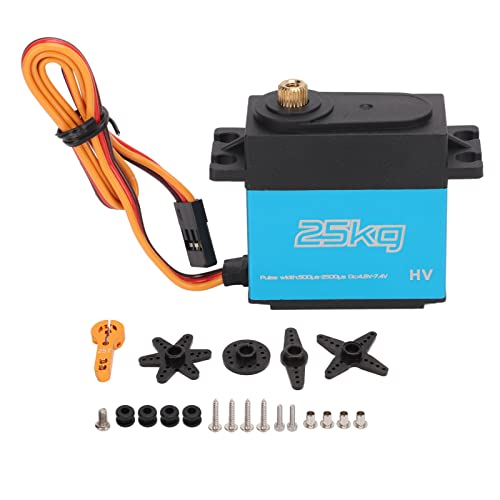 DMLENGOIN 25 kg digitales Servo Metal Gear RC Car 180 Grad Servo Arm Kit DMLENGOIN 25 kg digitales Servo Metal Gear RC Car 180 Grad Servo Arm Kit von DMLENGOIN