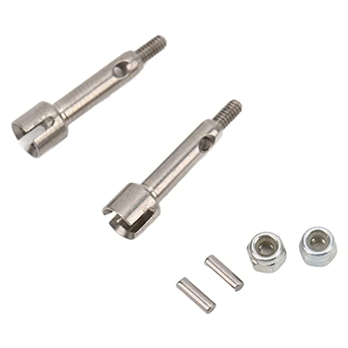 DMLENGOIN 2pcs RC Metall -Vorderradachse vordere Achse CVD -Tasse für axiale SCX24 1/24 RC -Auto von DMLENGOIN