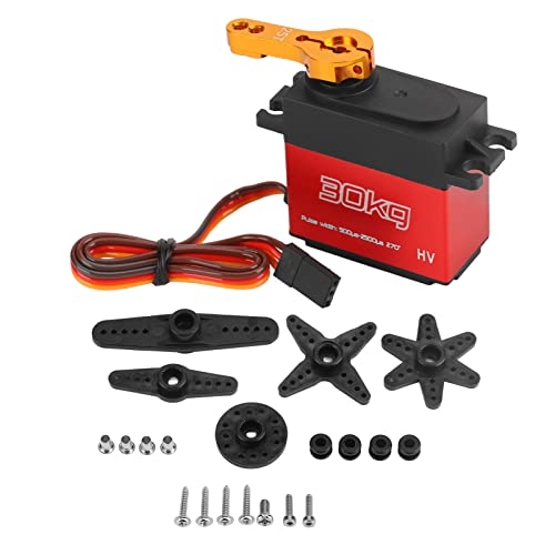 DMLENGOIN 30 kg Servo High Torsion Digital mit Metallarm für RC -Auto -Roboterboot von DMLENGOIN