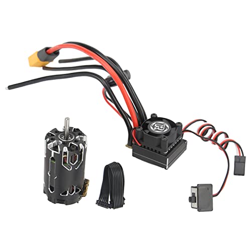 DMLENGOIN 380 spürbarer bürstenloser Motor 13.5T TS80A ESC Combo Schwarz 1/12 1/14 RC -Auto von DMLENGOIN