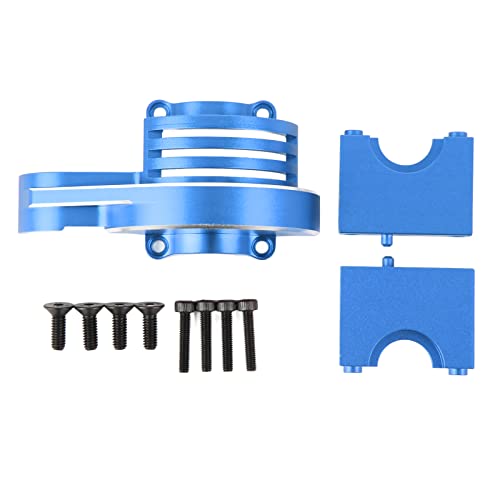 DMLENGOIN Aluminium HAUPTGETRIEBE Abdeckung Schutz ERSATZ Metall HAUPTGETRIEBE Abdeckung FÜR SLEDG 4 Rad Drive 1/8 RC Auto (Blue) von DMLENGOIN