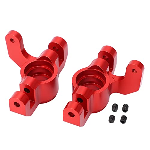 DMLENGOIN Aluminium-Knöchelarm-Set, Starke, stabile Rotation und einfache Installation für LOSI Lasernut U4 Tenacity 1/10 RC Car Steering Cup (Rot) von DMLENGOIN