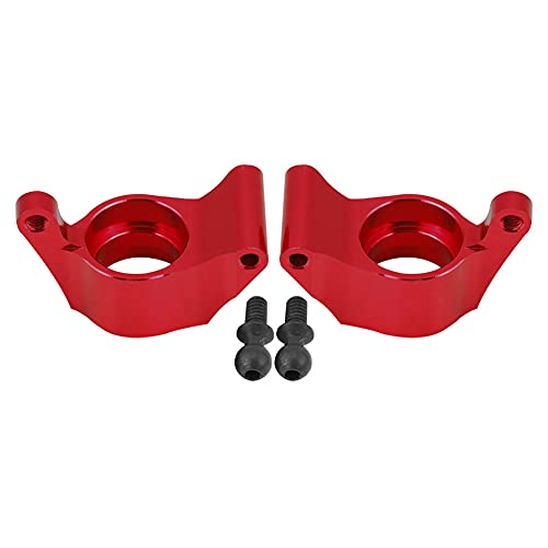 DMLENGOIN Aluminiumlegierung CNC -Bearbeitung hinterer Hub -Hub -Träger für FS -LKW 1/18 RC -Auto blaues rotes Silber (736059R Red) von DMLENGOIN