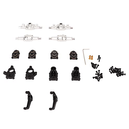 DMLENGOIN Aluminiumlegierung Messing High Polish RC Achsgehäuse Set 1/24 Crawler (Schwarz) von DMLENGOIN