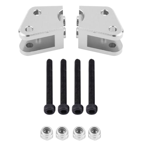 DMLENGOIN Aluminiumlegierung Pull -Stangensitz für Axial Rock Racer 90026 RC -Auto -Upgrade Teil (AX80070S Silver) von DMLENGOIN