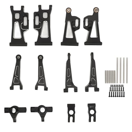 DMLENGOIN Aluminiumlegierung RC -Auto -Suspensionsarm hochwerterte Teile für MJX 14210 14209 1/14 RC -Auto (Black) von DMLENGOIN