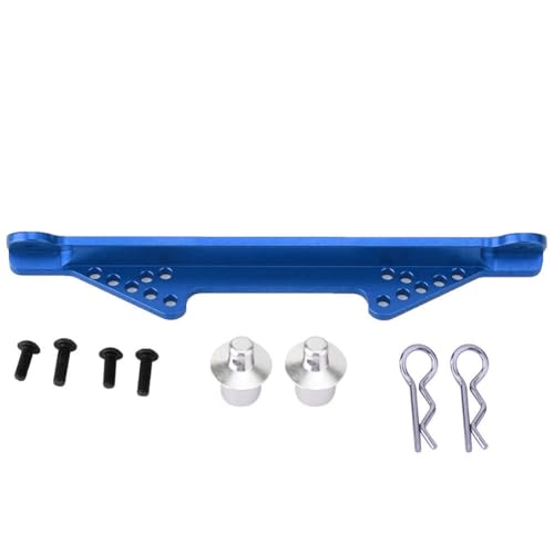 DMLENGOIN Aluminiumlegierung vordere Karosseriehalterung Mount Upgrade -Teile für TRXXAS RC -Auto Silber (Geheimnisvoll blau) von DMLENGOIN