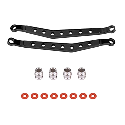 DMLENGOIN Aluminiumlegierung vorderen oberen Chassis -Verknüpfung CNC -Bearbeitung exquisites Aussehen Easy Installation Axial Wraith Achse RC Car (AX80083BL) von DMLENGOIN