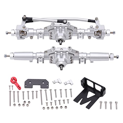 DMLENGOIN Aluminiumlegierungs -Upgrade -Teile Antriebsarmachse für axiale SCX10 II 90046 90047 RC -Auto stabil hohe Festigkeit (Silber) von DMLENGOIN