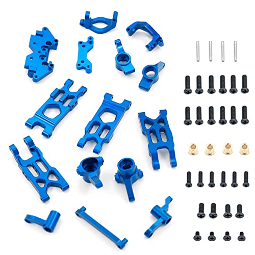 DMLENGOIN Aluminiumlegierungs -Upgrade -Teile Lenkbecher C -Hub -Träger Hinterachse Schwung Arm Dockdämmerung Plattenplatte Ersatz für HBX18859 18858 18857 18856 RC -Auto -Enthusiasten von DMLENGOIN