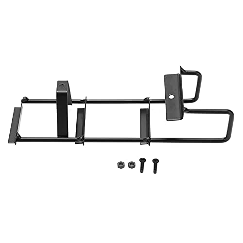DMLENGOIN Edelstahl Klettern hinter Dekorationsleiter Treppe 1/14 RC -Autokabbein Traktor -LKW Kleine Leichtschwarz schwarz von DMLENGOIN